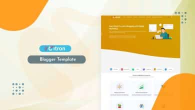 citron Premium Blogger template