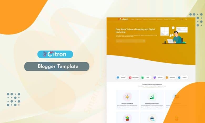 citron Premium Blogger template