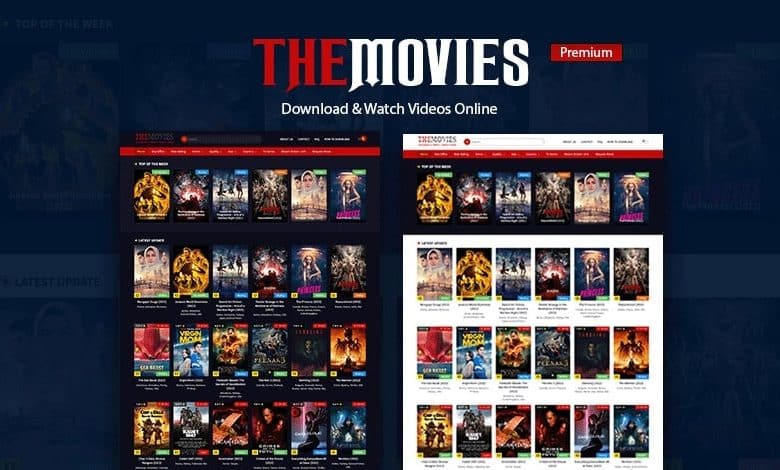 The Movies Premium Blogger Template Free Download