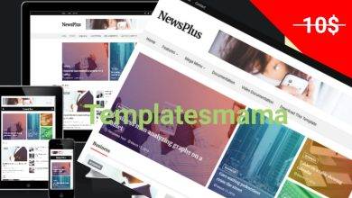 Newsplus Premium Blogger Template Free Download