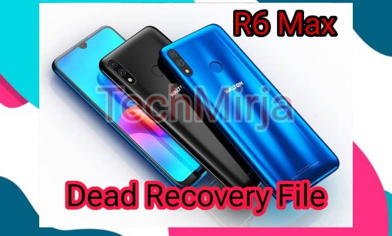 Walton Primo R6 Max S09 Flash File Without Password