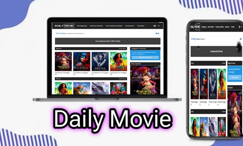 Daily Movie Premium Blogger Template Free Download