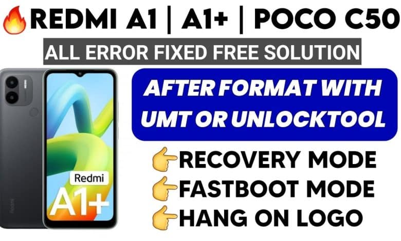 Redmi A1 A1+ Poco C50 Dead Fixed Flash File Without Password