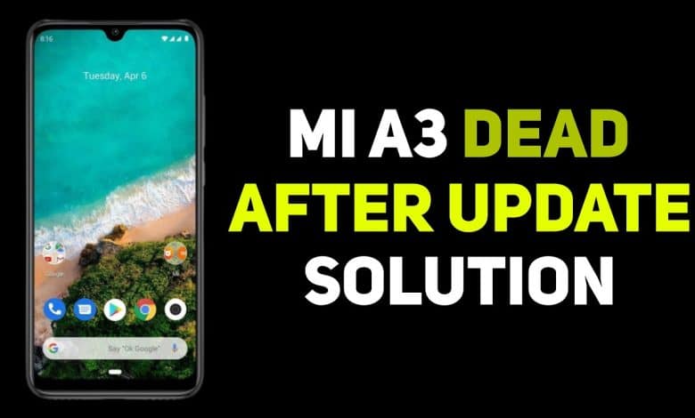 MI A3 Dead Fix Flash File Without Password (Tested)